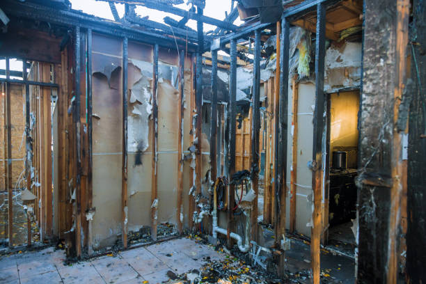 Professional Soot Cleanup technician working in Dublin, VA
